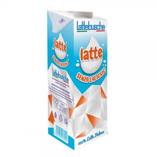 Latte UHT Parzialmente Scremato Senza Lattosio - La Bottega Bellunese