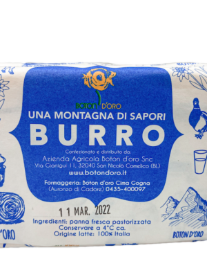 Burro-botton d'oro