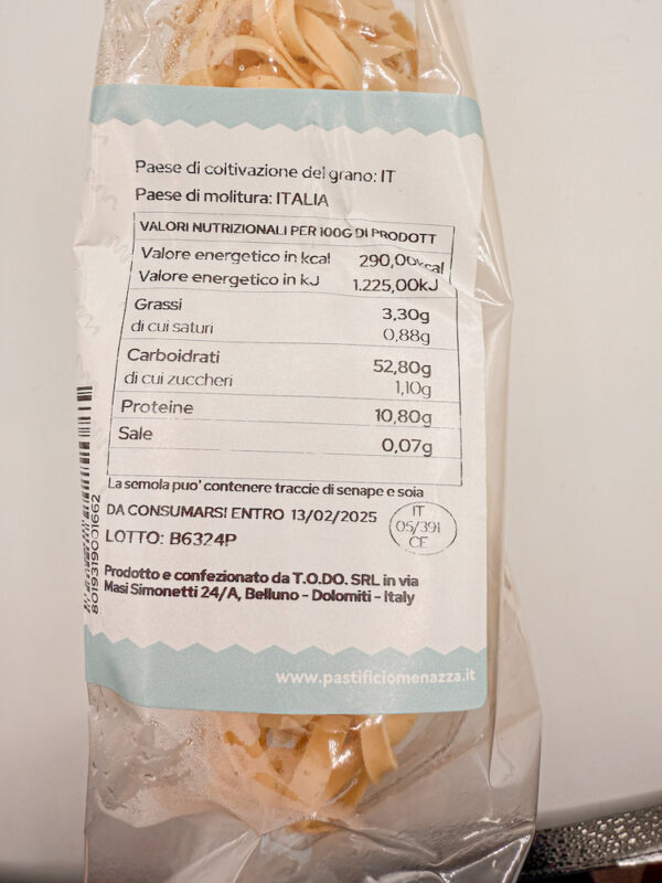 Fettuccine Fresche n°3 all'uovo - Image 4