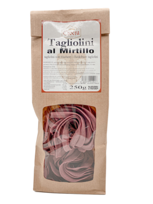 Tagliolini al mirtillo agosto