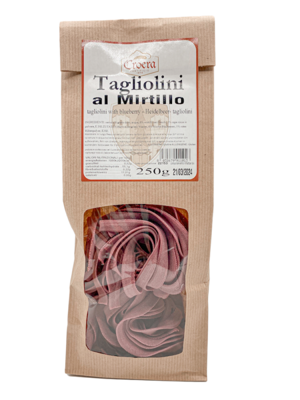 Tagliatelle al mirtillo