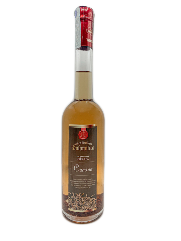 Liquore di Grappa al Cumino