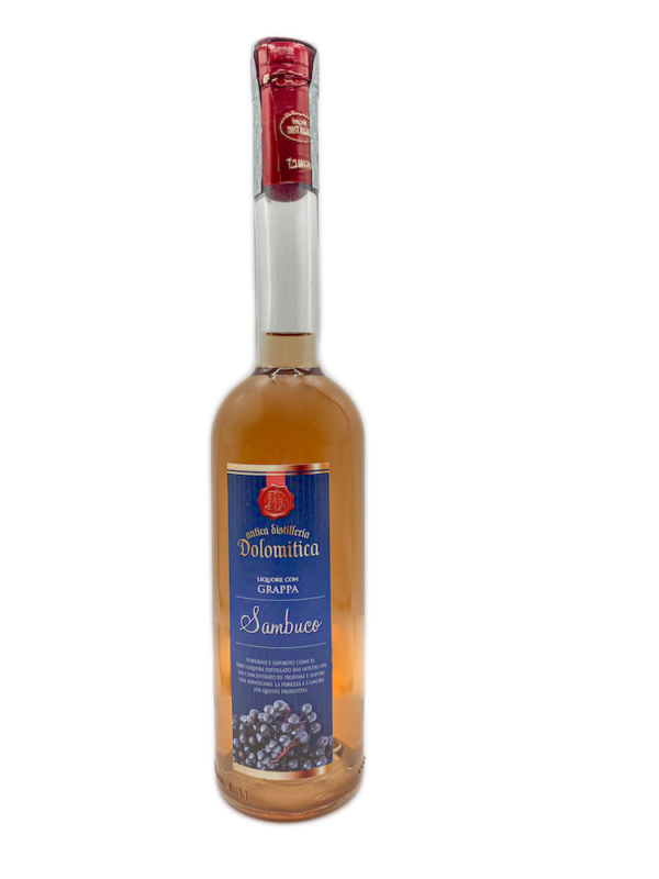 Liquore di Grappa al Sambuco