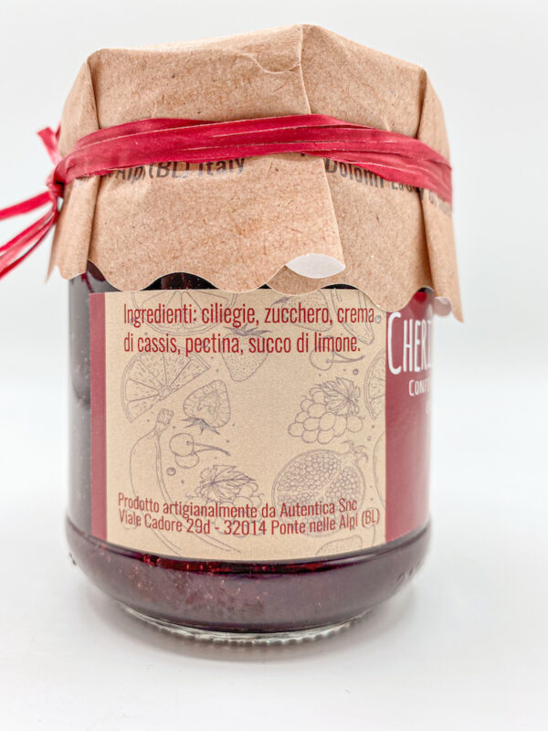 Confettura Extra Cherises Cassisees gr 200 - Image 3