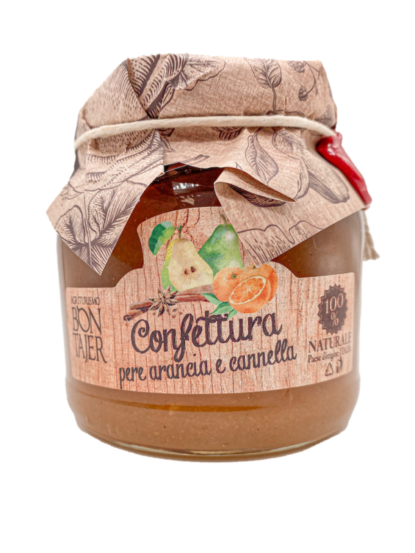 Confettura Pere Arancia e Cannella