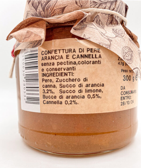 Confettura Pere Arancia e Cannella - Image 2