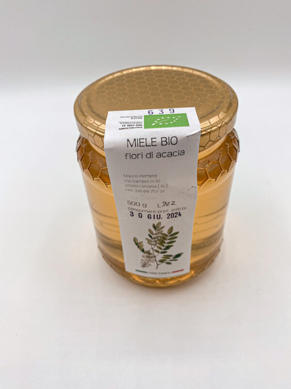Miele Bio Fiori di Acacia 500 gr - Image 2