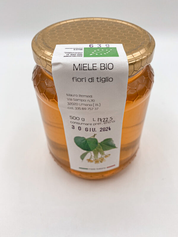 Miele Bio Fiori di Tiglio 500 gr - Image 2