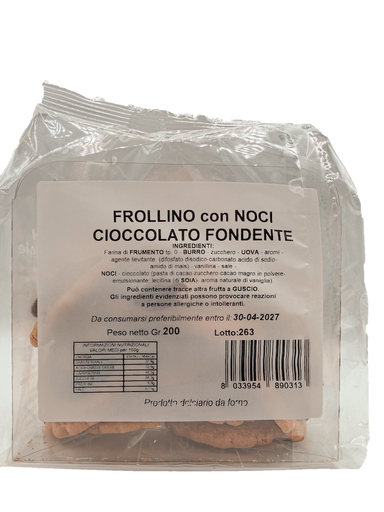 Frollino con noci e cioccolato fondente - Image 2